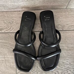 A New Day Black Sandal